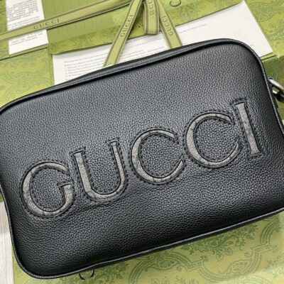 高仿GUCCI古驰新款牛皮相機包768391