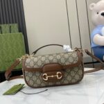 頂級GUCCI古驰新款Horsebit 1955系列小號手提包815206