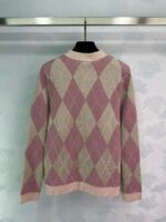 高仿服飾GUCCI古馳早春新款开衫全身菱格提花图案满印