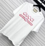 高仿服飾GUCCI古馳早春新款圓領印花字母𝑇
