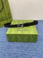 原單古馳GUCCI新款Signature女款皮帶