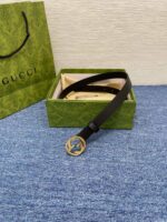 原單古馳GUCCI新款Signature女款皮帶