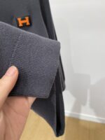 高仿服飾愛馬仕Hermes時尚灰藍針織羊毛衫
