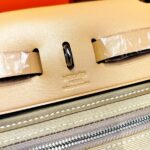 高仿包包Hermes愛馬仕bag 31cm​經典帆布包外縫款​風衣灰