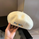 復刻愛馬仕Hermes南瓜帽羊毛貝雷帽