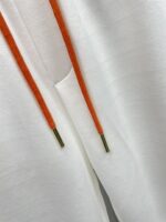 高仿衣服愛馬仕Hermes百搭時尚運動休閒褲白色