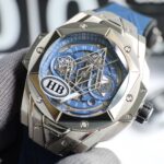 高仿精品HUBLOT宇舶新Big Bang Sang Bleu II刺青腕錶