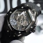 一比一HUBLOT宇舶新Big Bang Sang Bleu II刺青黑色腕錶