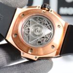 復刻HUBLOT宇舶新Big Bang Sang Bleu II刺青玫瑰金腕錶