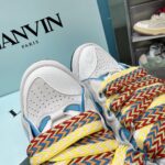 原單LANVIN浪凡三代走秀款CURB系列休閒運動鞋情侶款