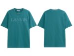 復刻LANVIN浪凡新品男士簡約刺繡LOGO T恤