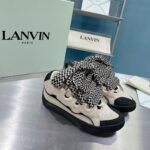 復刻LANVIN浪凡三代最新走秀款CURB系列休閒運動鞋
