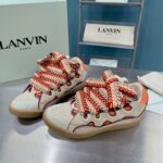 頂級LANVIN浪凡三代最新走秀款CURB系列休閒運動鞋