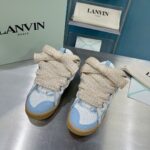 高仿鞋LANVIN浪凡三代最新走秀款CURB系列休閒運動鞋
