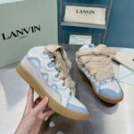 高仿鞋LANVIN浪凡三代最新走秀款CURB系列休閒運動鞋