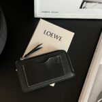 原單loewe羅意威新款黑色錢包零錢包