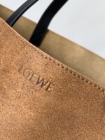 原單loewe羅意威新款Puzzle Fold棕色折疊水桶包9033