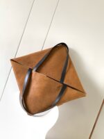 原單loewe羅意威新款Puzzle Fold棕色折疊水桶包9033