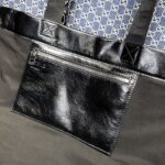 原單LOEWE羅意威同步新款紙紋牛皮革Fold Shopper手袋