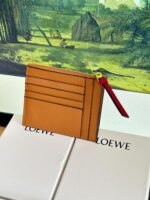 原單loewe羅意威新款棕色零錢包卡包