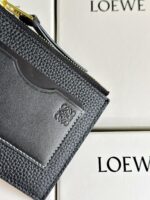 高仿網站loewe羅意威新款黑色零錢包卡包