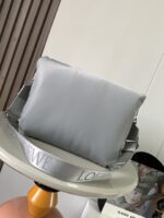 原單LOEWE羅意威Puffer Goya大號灰色郵差包9120