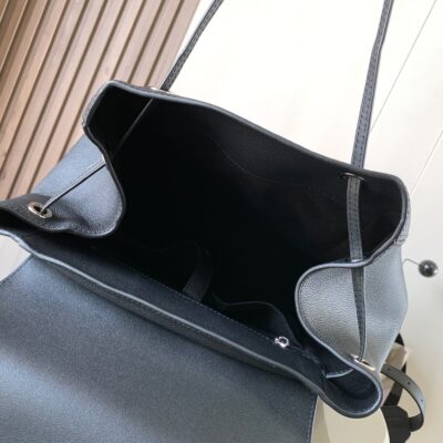 高仿LOEWE羅意威puzzle Backpack黑色雙肩包9031