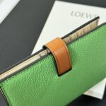 原單卡包loewe羅意威新款綠色錢包零錢包