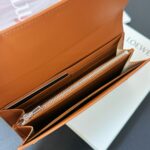 原單LOEWE羅意威新款棕色長皮夾錢包