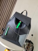 復刻LOEWE羅意威puzzle Backpack深藍拼色雙肩包9031