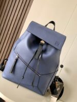 高仿LOEWE羅意威puzzle Backpack藍色雙肩包9031