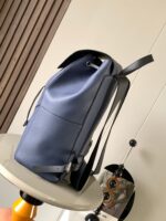 高仿LOEWE羅意威puzzle Backpack藍色雙肩包9031