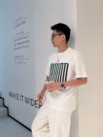 復刻LV春夏新款專櫃最新款白色短袖圓領T恤