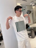 復刻LV春夏新款專櫃最新款白色短袖圓領T恤