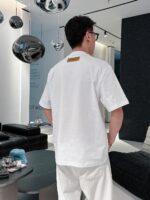 復刻LV春夏新款專櫃最新款白色短袖圓領T恤
