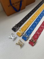 復刻LV Initiales新款雙面腰帶推出繽紛新色
