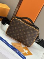 LV復刻老花黃皮S Lock郵差包M46688