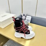 高仿MCQ亞曆山大王.麥昆新款厚底馬丁靴男女同款
