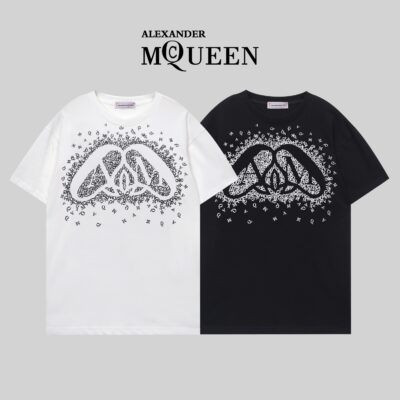 一比一MCQ亞曆山大王.麥昆新款寬鬆短袖T恤