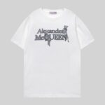 A貨MCQ亞曆山大王.麥昆印刷圖案寬鬆短袖T恤兩色