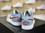 高仿精品Nike Air Jordan 1 Low"Blue Grey Dune Red"AJ1鞋