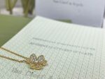 原單VCA梵克雅寶Cleef & Arpels滿鑽三花系列項鍊