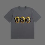 頂級Versace凡賽斯2025Fall春夏系列金屬圈LOGO短袖T恤
