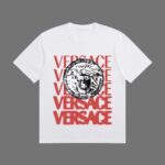 高仿衣服Versace凡賽斯春夏系列杜莎LOGO短袖T恤