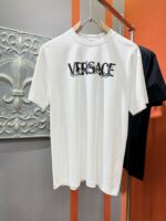 高仿衣服Versace凡賽斯2025款新品時尚設計短袖