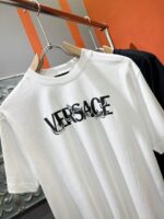 高仿衣服Versace凡賽斯2025款新品時尚設計短袖