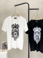 高仿衣服Versace凡賽斯新款黑色男短袖T恤
