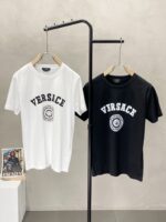 原單Versace凡賽斯新款男短袖T恤黑白兩色
