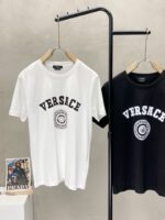 原單Versace凡賽斯新款男短袖T恤黑白兩色