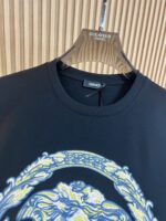 原單Versace 凡賽斯黑色小鑽點綴鑲嵌medusa1978短袖T恤